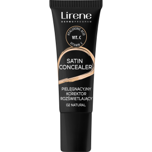Lirene MAKE UP SATIN CONCEALER Brightening concealer 02 NATURAL 10ml Lirene MAKE UP SATIN CONCEALER Brightening concealer 02 NATURAL 10ml