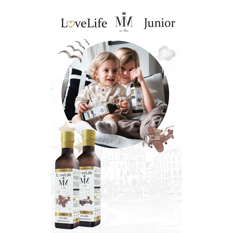 LOVELIFE OIL junior 250ml AND LOVELIFE OIL Skin 250ml bundle