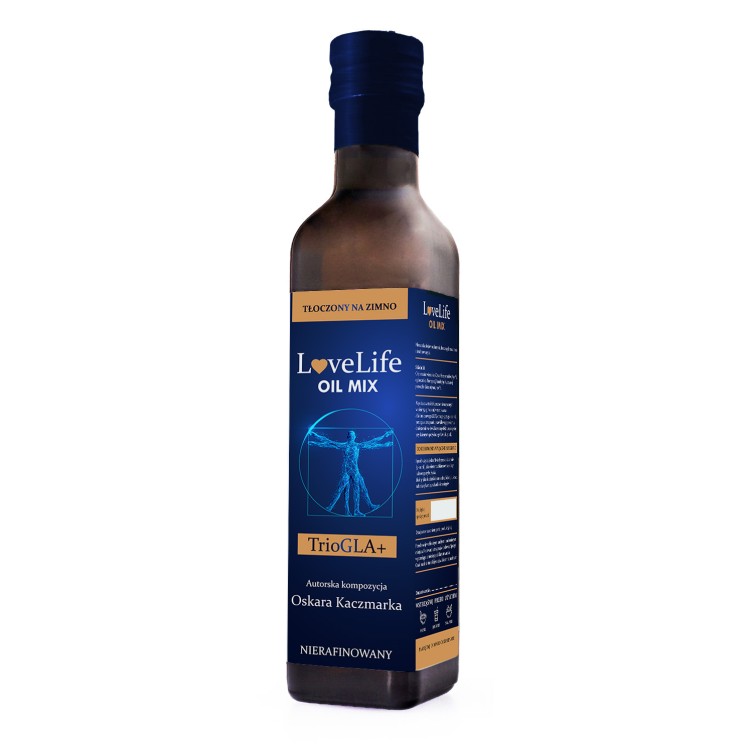 LOVELIFE bundle  Trio GLA+ oil mix by Oskar Kaczmarek 2x  250ml