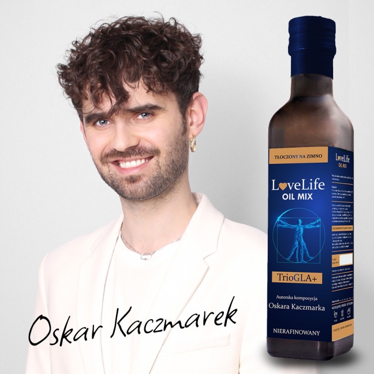 LOVELIFE bundle  Trio GLA+ oil mix by Oskar Kaczmarek 2x  250ml EXP:10.10. 2024