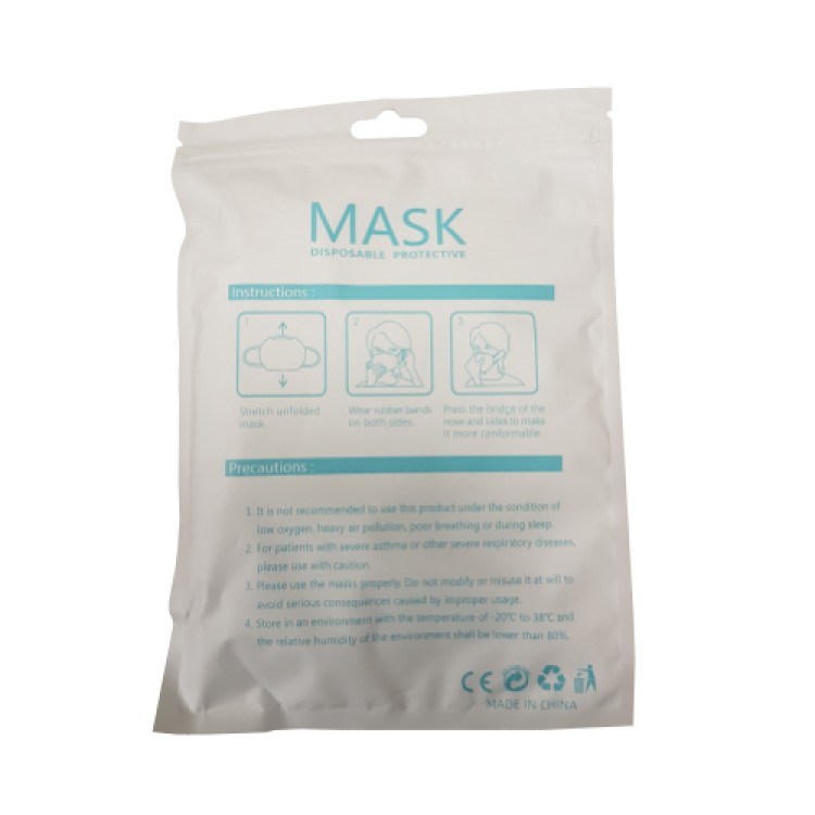 DISPOSABLE protective mask 5 pcs