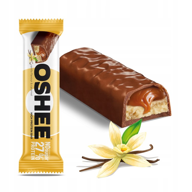 OSHEE PROTEIN BAT Vanilla - Caramel 49g OSHEE PROTEIN BAT Vanilla - Caramel 49g