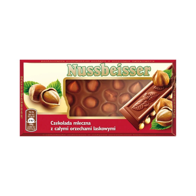 ALPEN GOLD NUSSBEISSER MILK CHOCOLATE WITH WHOLE ALMONDS 100g