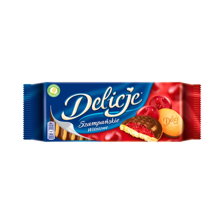 MONDELEZ CHAMPAGNE DELICES WITH CHERRY FLAVOR 147g