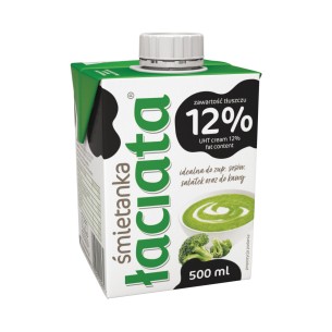 MLEKPOL ŁACIATA CREAM 12% 500ML MLEKPOL ŁACIATA CREAM 12% 500ML