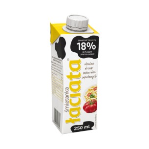 MLEKPOL ŁACIATA CREAM 18% 250ML MLEKPOL ŁACIATA CREAM 18% 250ML