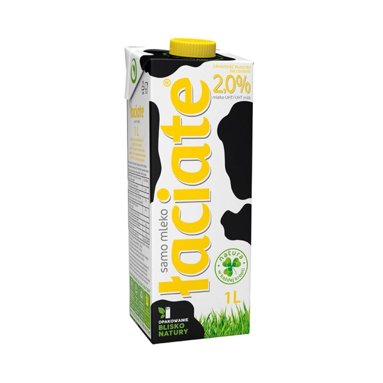 MLEKPOL ŁACIATE UHT milk 2% 1L