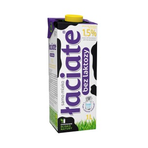 MLEKPOL ŁACIATE UHT milk  lactose free 1.5% 1L MLEKPOL ŁACIATE UHT milk  lactose free 1.5% 1L