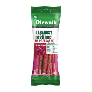 OLEWNIK VEGETARIAN KABANOSY WITH BEETS AND SEEDS 85g OLEWNIK VEGETARIAN KABANOSY WITH BEETS AND SEEDS 85g