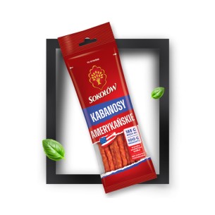 Sokołów American kabanosy 100g Sokołów American kabanosy 100g