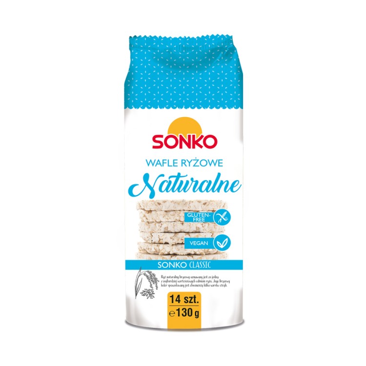 SONKO NATURAL RICE CAKES 130G