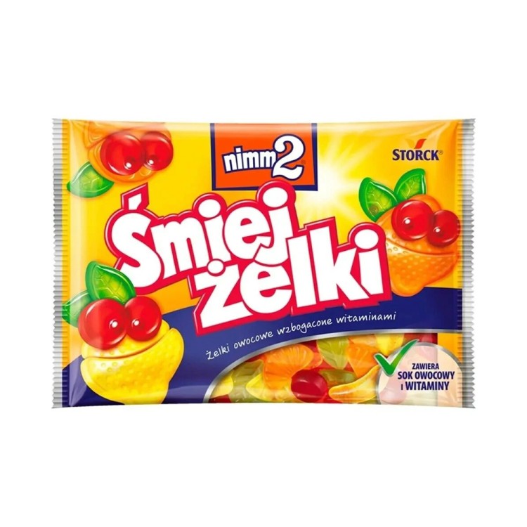 STORCK Nimm2 Śmiejżelki Fruit Gummies Enriched with Vitamins 100g
