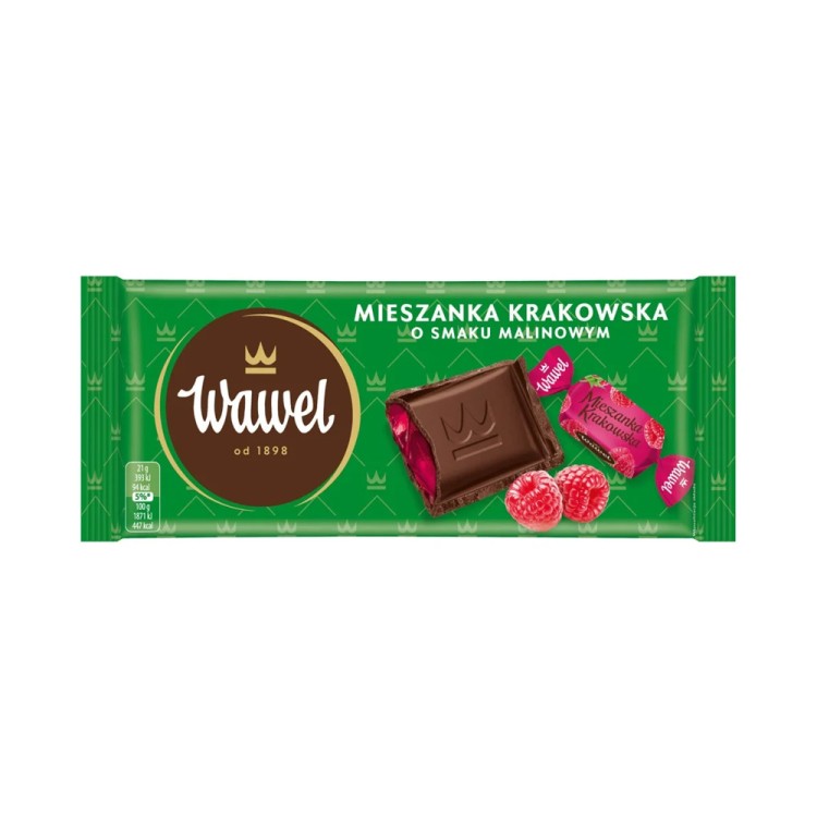 WAWEL MIESZANKA KRAKOWSKA stuffed chocolate with raspberry flavor 105g