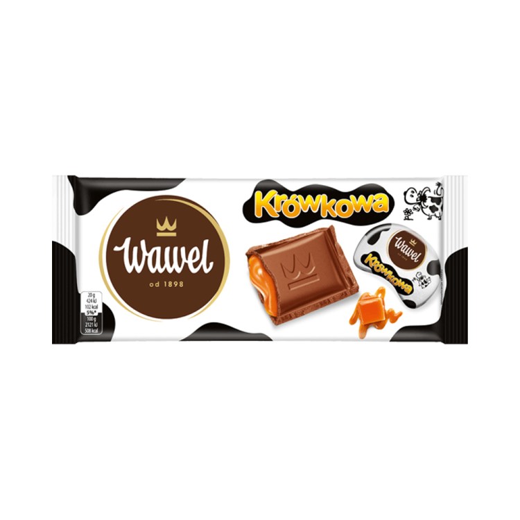 WAWEL flavored filled chocolate fudge 100g