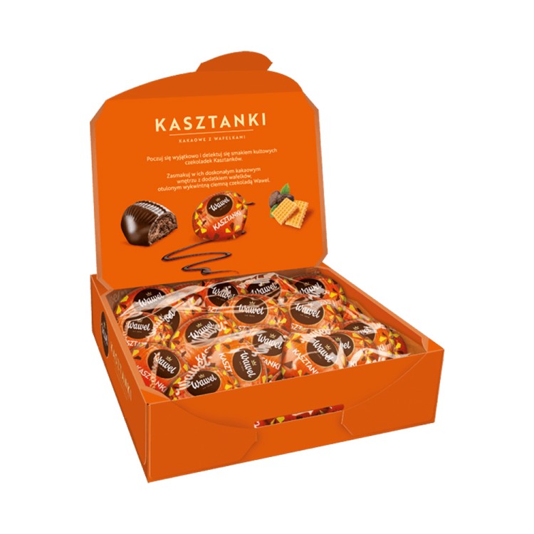 WAWEL KASZTANKI STUFFED CHOCOLATES WITH COCOA FILLING 330g