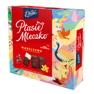 WEDEL PTASIE MLECZKO® CHOCOLATE MARSHMELLOWS  WITH VANILLA FLAVOR 340G