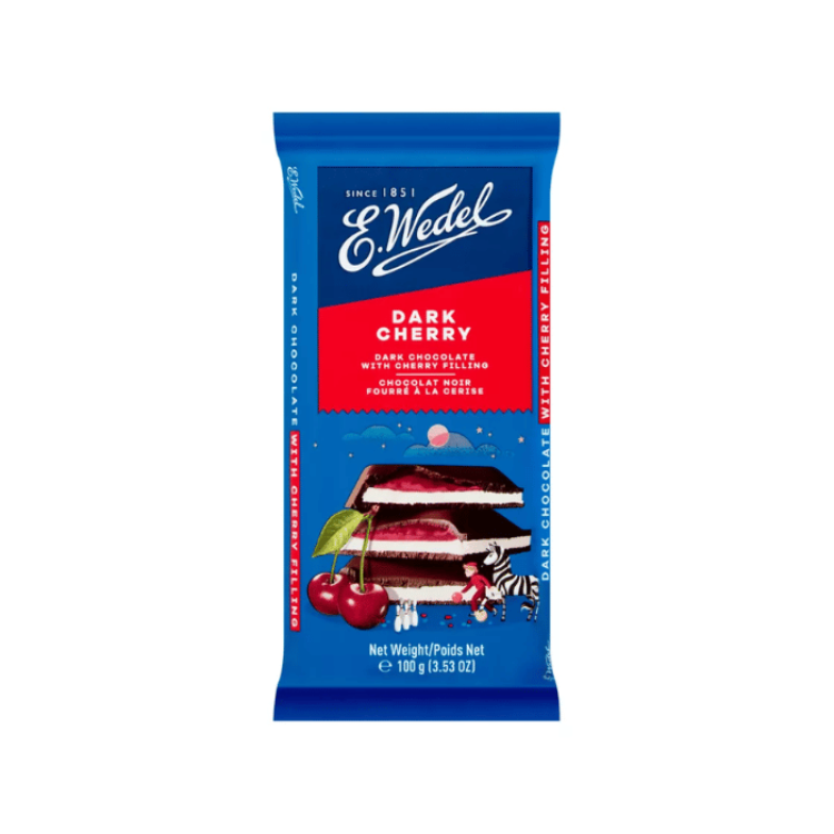 WEDEL DARK CHERRY dark chocolate with cherry filling 100g