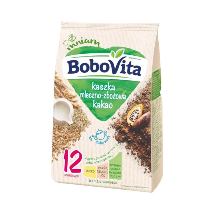 BoboVita Milk and cereal porridge, cocoa after 12 months 230g