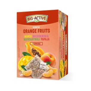 HERBAPOL BIG ACTIVE ORANGE FRUITS TEA 20 BAGS HERBAPOL BIG ACTIVE ORANGE FRUITS TEA 20 BAGS
