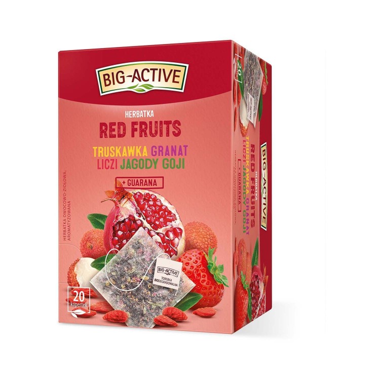 HERBAPOL BIG ACTIVE RED FRUITS TEA 20 BAGS