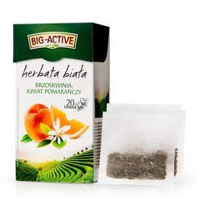 HERBAPOL BIG ACTIVE WHITE TEA WITH PEACH & ORANGE BLOSSOM 20BAGS HERBAPOL BIG ACTIVE WHITE TEA WITH PEACH & ORANGE BLOSSOM 20BAGS