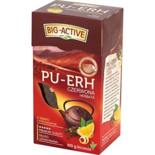 HERBAPOL BIG ACTIVE PU-ERH RED TEA WITH LEMON  100G HERBAPOL BIG ACTIVE PU-ERH RED TEA WITH LEMON  100G