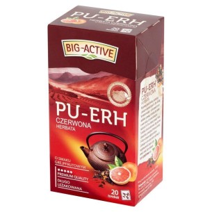 HERBAPOL BIG ACTIVE PU-ERH LEMON FLAVOURED RED TEA 72G HERBAPOL BIG ACTIVE PU-ERH LEMON FLAVOURED RED TEA 72G