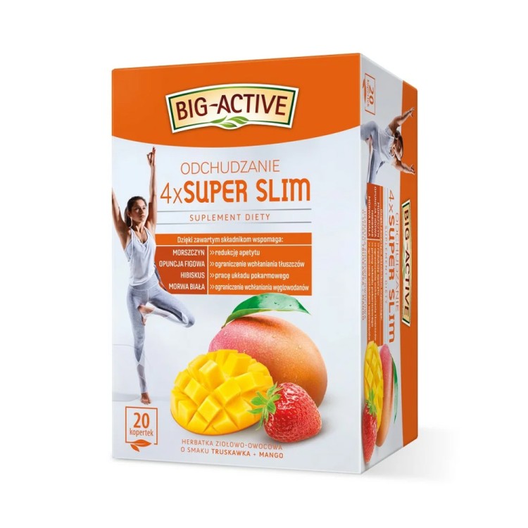 HERBAPOL BIG ACTIVE 4XSUPER SLIM -SLIMMING 20 BAGS