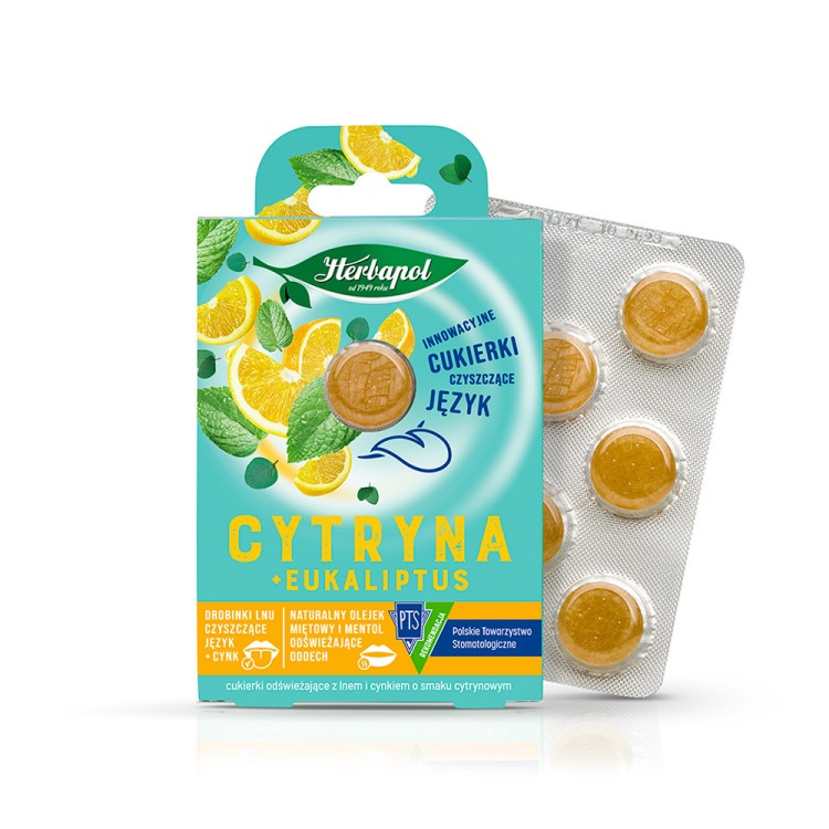 HERBAPOL REFRESHING SWEETS LEMON WITH EUCALYPTUS 20G