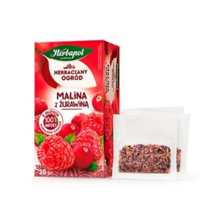 HERBAPOL TEA GARDEN RASPBERRY WITH CRANBERRY 54G