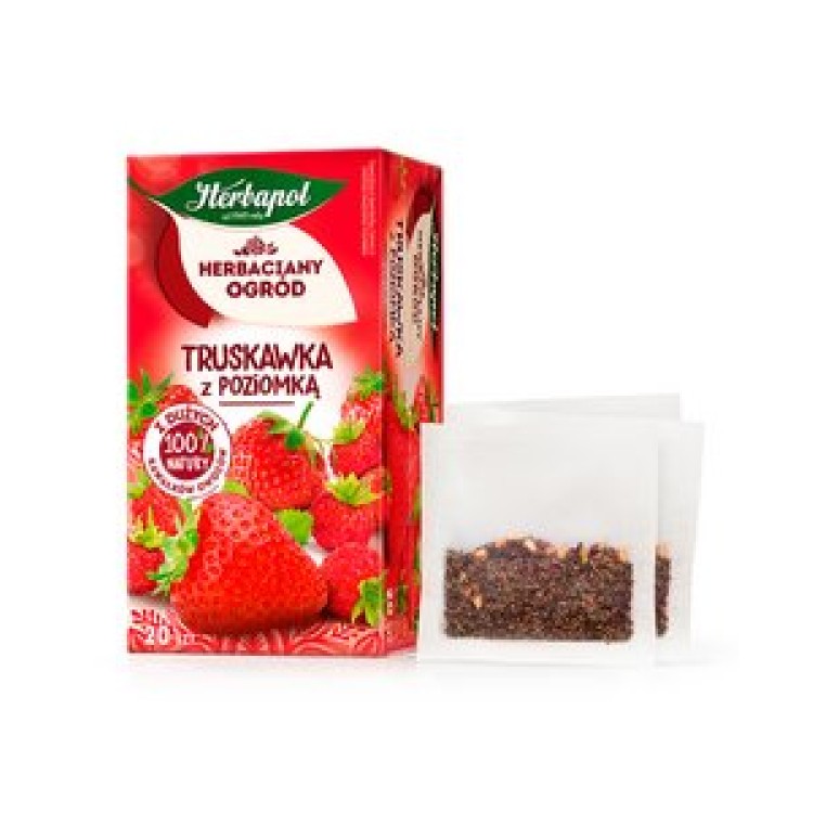 HEBAPOL TEA GARDEN STRAWBERRY & WILD STRAWBERRY 50G