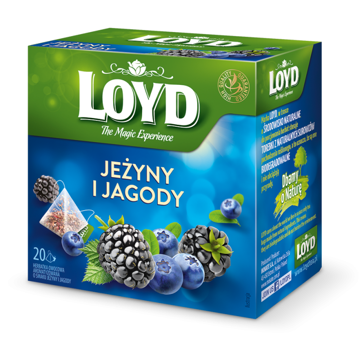 LOYD BLACKBERRY & BLUEBERRY TEA 40 G