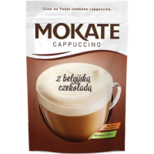 MOKATE CAPPUCCINO WITH BELGIAN CHOCOLATE 110G