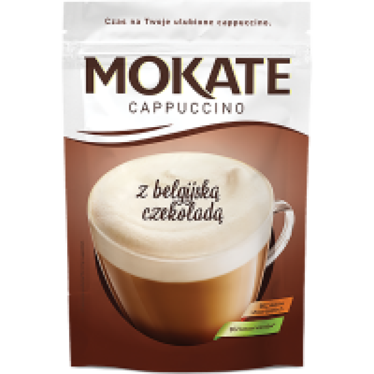 MOKATE CAPPUCCINO WITH BELGIAN CHOCOLATE 110G