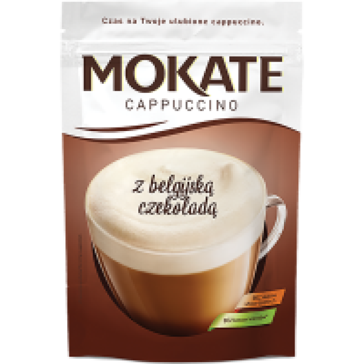 MOKATE CAPPUCCINO WITH BELGIAN CHOCOLATE 110G MOKATE CAPPUCCINO WITH BELGIAN CHOCOLATE 110G