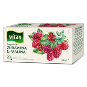 VITAX INSPIRATIONS CRANBERRY & RASPBERRY 20 BAGS VITAX INSPIRATIONS CRANBERRY & RASPBERRY 20 BAGS
