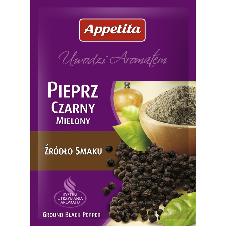 Appetita Ground Black Pepper 18g