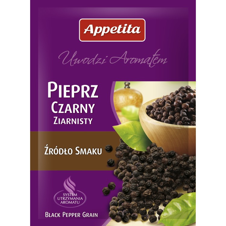 Appetita Black Peppercorns 18g