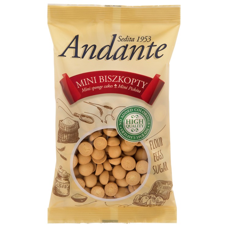 IDC POLONIA ANDANTE  MINI SPONGE CAKES 120G