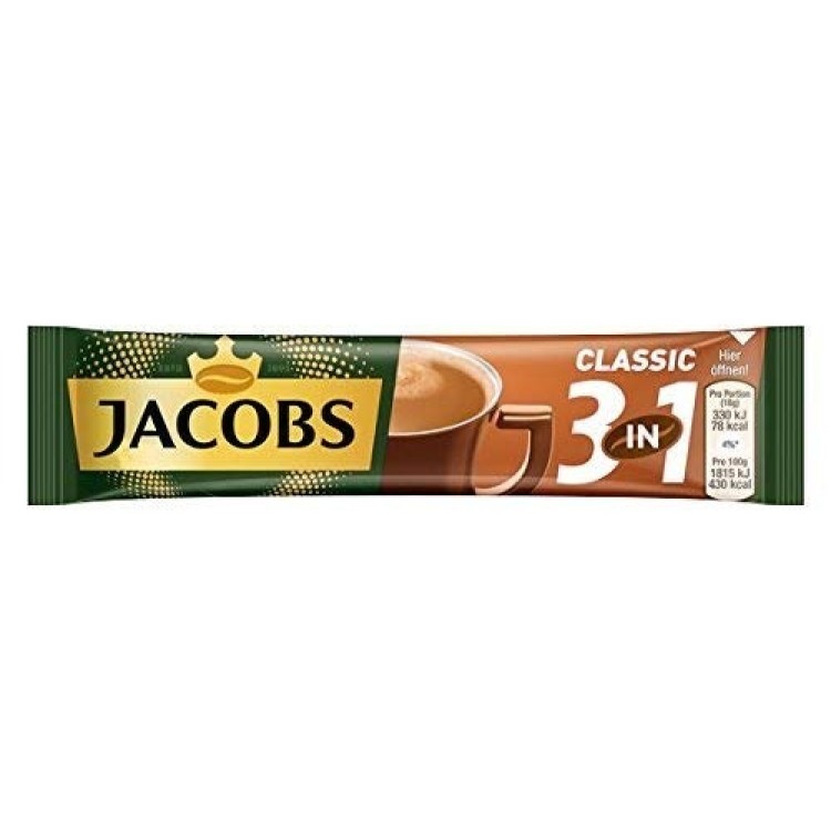 JACOBS CLASSIC STICKS  INSTANT COFFEE 3W1 15.2g 1pcs
