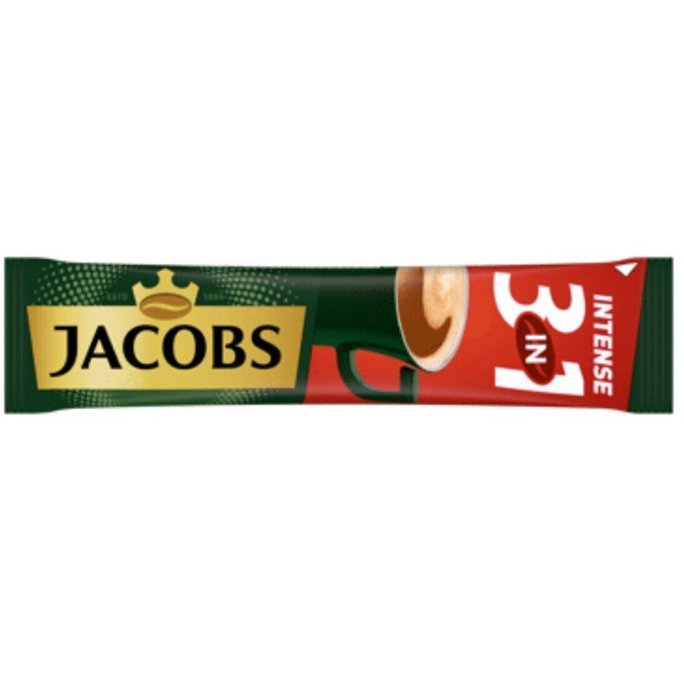 JACOBS Intense 3in1 Instant Coffee Sticks Sachets 17g 1pcs