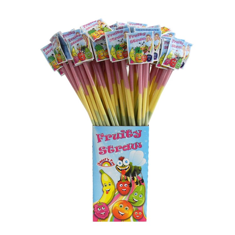 MAXCO STRAW WITH FRUIT POWDER 12G