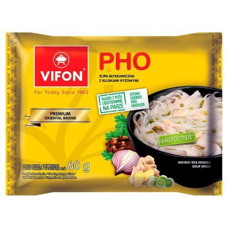 VIFON INSTANT SOUP PHO MILD 60G