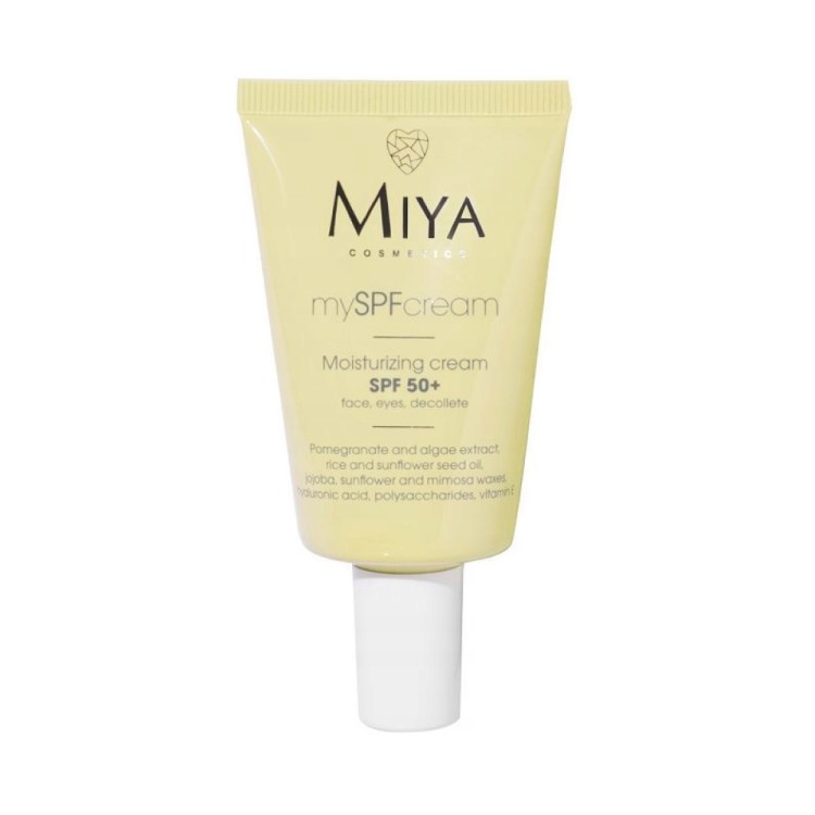 MIYA Cosmetics mySPFcream Moisturizing cream SPF50+ face, eyes, décolleté 40ml MIYA Cosmetics mySPFcream Moisturizing cream SPF50+ face, eyes, décolleté 40ml