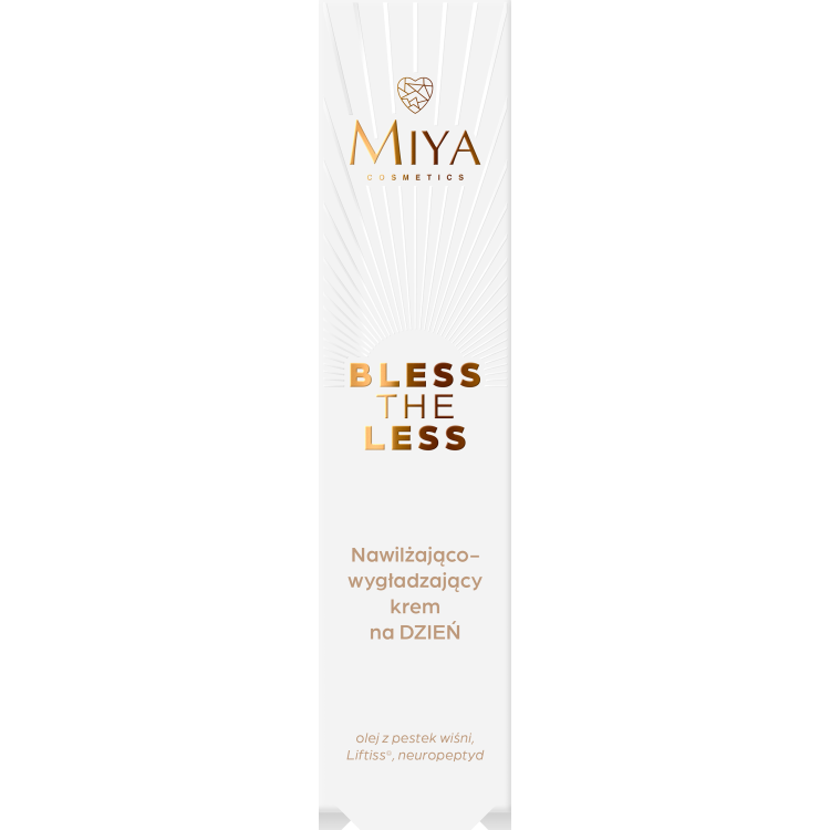MIYA BLESS THE LESS MOISTURISING AND SMOOTHING DAY CREAM 50ML