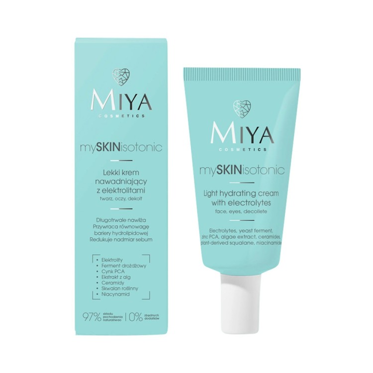 MIYA MySKINisotonic light hydrating cream with electrolytes 40ml