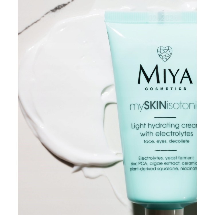 MIYA MySKINisotonic light hydrating cream with electrolytes 40ml
