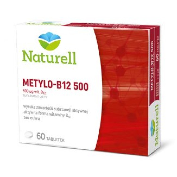 NATURELL METYLO-B12 500 60 TABL