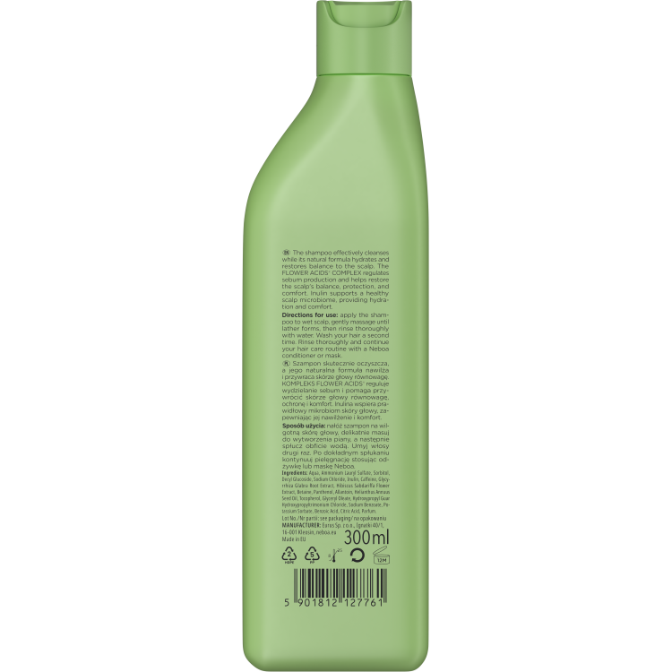 NEBOA DETOX & HYDRATION Natural shampoo 300ml