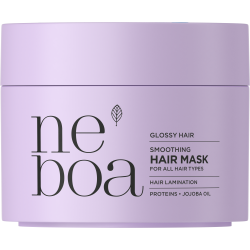 NEBOA GLOSSY HAIR Smoothing mask for hair lamination 300ml